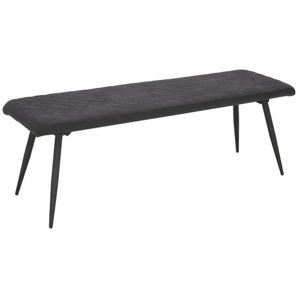 Bancă 140/48/42 cm in antracit, negru