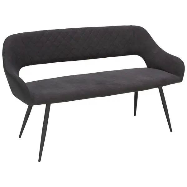 Bancă 140/80/62 cm in antracit, negru