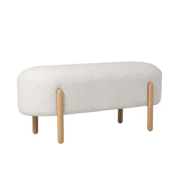 Bancuta DAYLA 108 CM - Alb