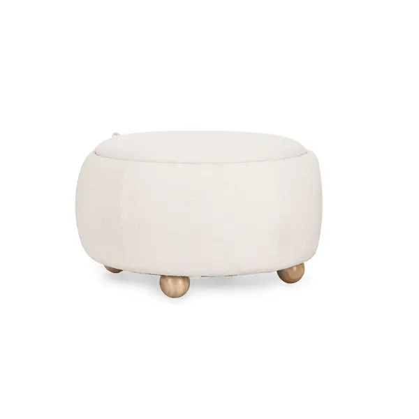 Bancuta IRISHA WHITE Ø67 CM - Alb
