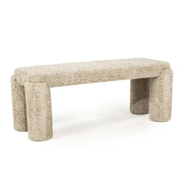 Bancuta IRVALD 119 x 44 x 47 CM - Taupe