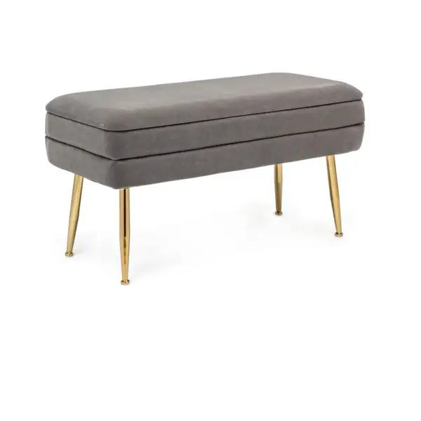 Bancuta PAVLINA 80 x 38 CM - Gri inchis