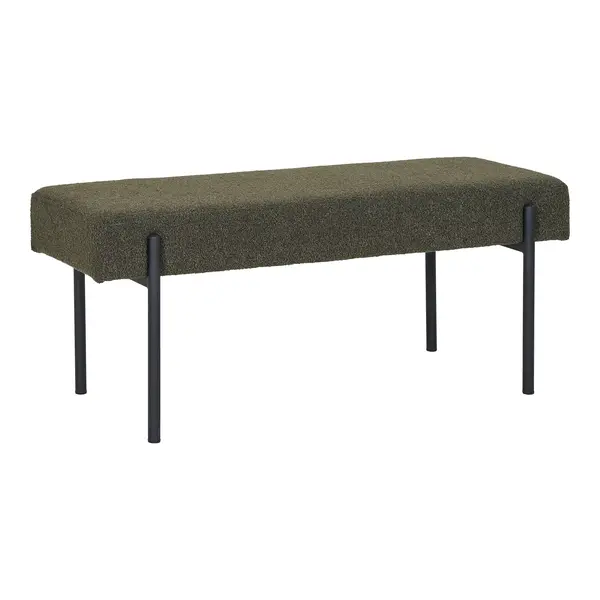 Bancuta SINDON BOUCLE 100 x 36 CM - Verde