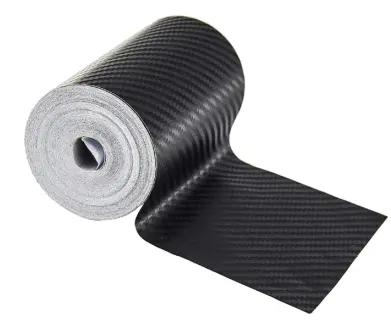 Banda Adeziva Carbon 10 cm x 5 metri pentru Protectie si Tuning Auto LY