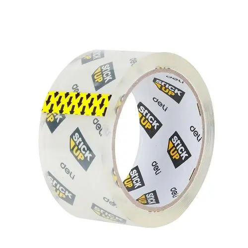 Bandă adezivă de ambalare – scotch Deli Stick Up - E37661, 48 mic, 48 mm х 60 m