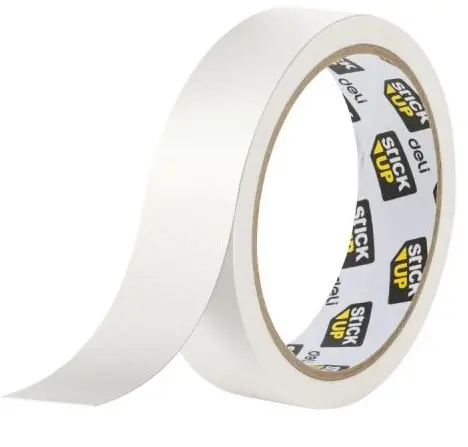 Bandă adezivă din hârtie Deli Stick Up - EA513, 24 mm х 20 m