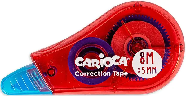 Bandă corectoare Carioca - 5 mm x 8 m, asortiment