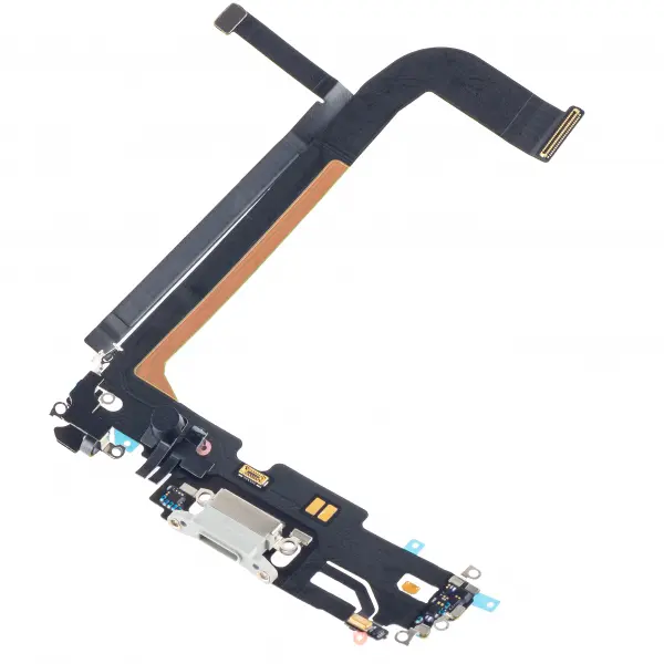 Banda cu Conector Incarcare - Microfon Apple iPhone 13 Pro Max, Argintiu