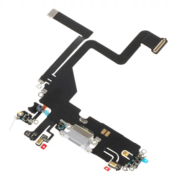 Banda cu Conector Incarcare - Microfon Apple iPhone 14 Pro, Argintiu