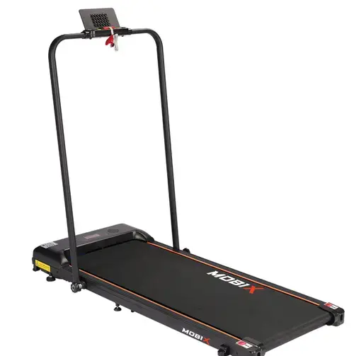 Banda de alergare electrica Mobix Walking Pad, cu consola LED, telecomanda, aplicatie mobila, motor 1.5 HP, viteza 1–10 km/h