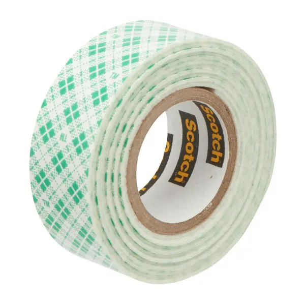 Banda dublu adeziva alba 19mm x 1.5m 1 rola/pachet Banda dublu adeziva alba 19mm x 1.5m 1 rola/pachet