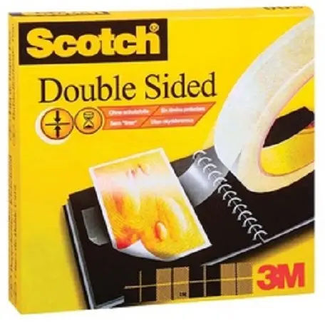 Banda dublu adeziva Scotch - Transparent, 12.7 mm x 22.8 m