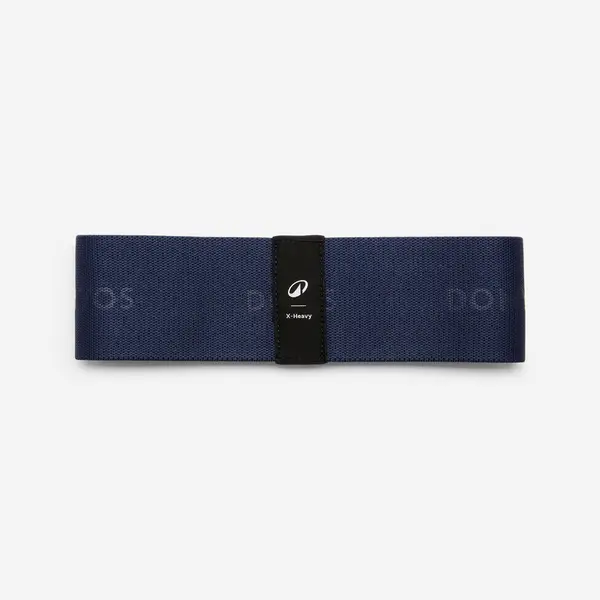 Bandă elastică textilă fitness cu rezistență foarte mare pentru fesieri Albastru