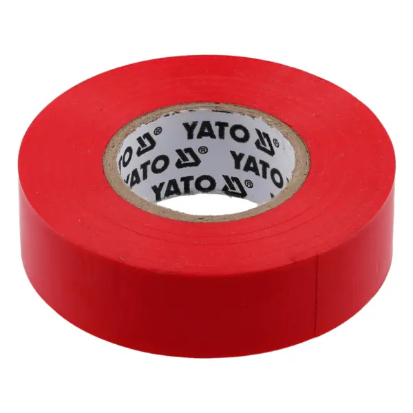 Banda izolatoare PVC rosie 19mmx20mx0,13mm - YATO YT-8166