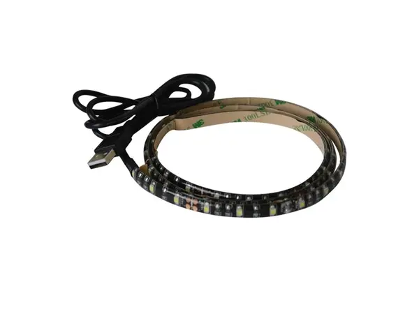 Bandă LED cu USB Geti GLS32W, 50 cm, alb cald