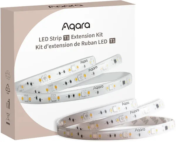 Bandă LED inteligentă Aqara - T1 Extension, 1 m, albă