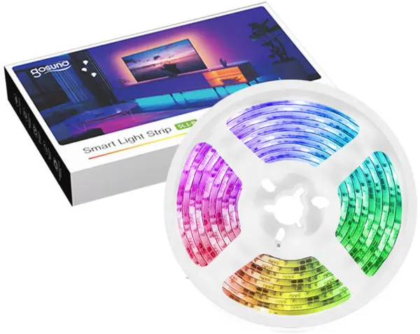 banda led smart gosund sl1-b wifi usb, 2.8 metri, alexa, google asistant