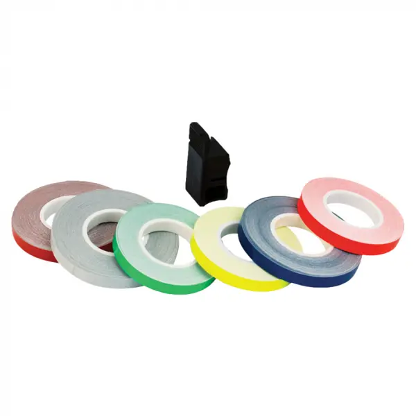 Banda roti jante, rosu reflectorizant, cu aplicator (lungime 6m, latime 7mm)