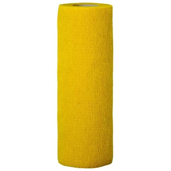 Bandaj Coeziv Autoadeziv, 15 cm x 4.5 m, Galben, Prima, 1 Rola