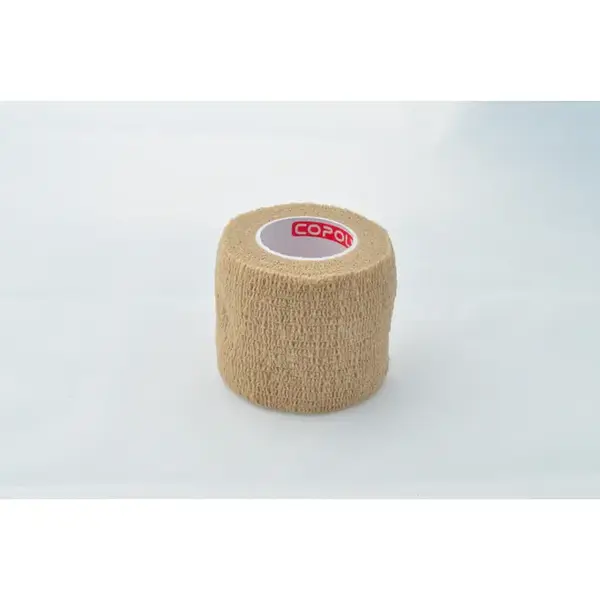 Bandaj elastic autoadeziv crem Copoly 5cm x 4.5m