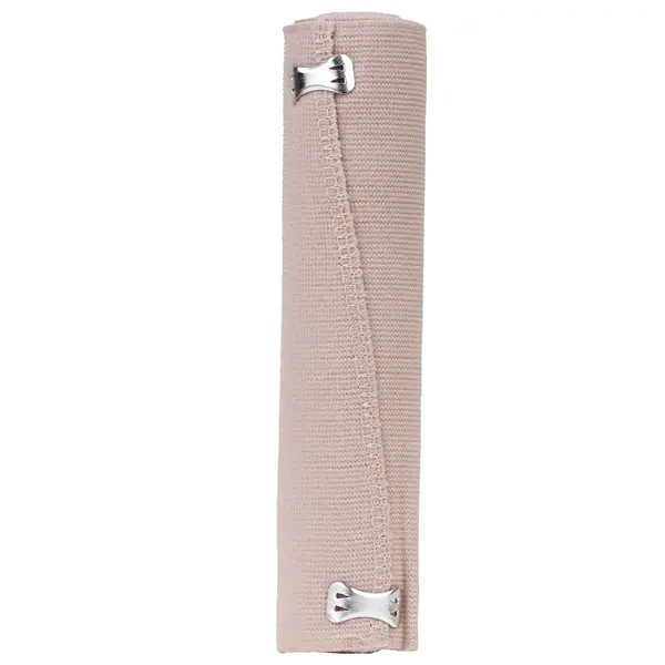 Bandaj Elastic Natur ALINTA 20cmx4.5m - Compresie usoara, cu cleme metalice