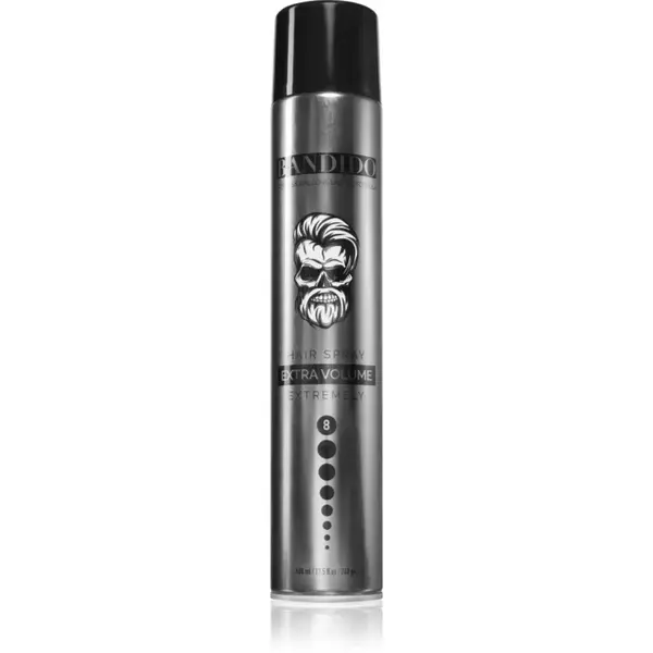 BANDIDO Hair Spray fixativ culoare Silver 400 ml