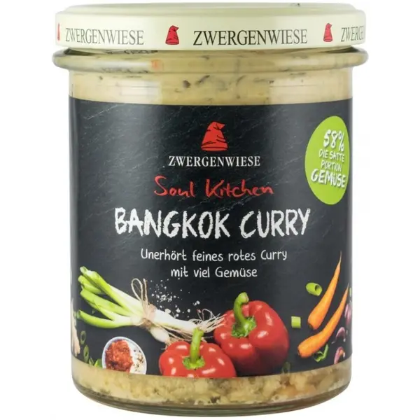 Bangkok Curry Bio Reteta Tailandeza, 370 g, Zwergenwiese Soul Kitchen