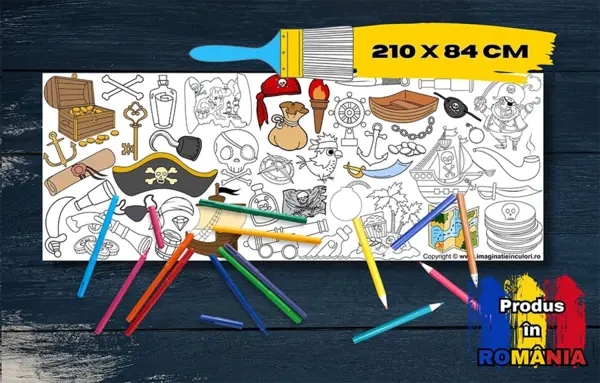 Banner de Colorat Pirati