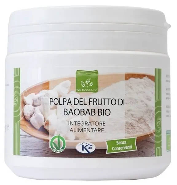 Baobab, pulpă de fruct, 200 g, Benessence