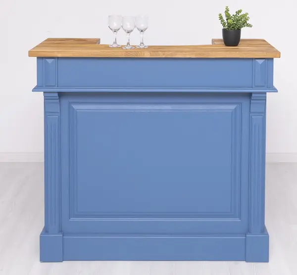 Bar cu suport pentru sticle de vin - Culoare Top_P064 - Culoare Corp_P045 - DUBLU COLOR cu finisaj Deep Brushed (Top plate)