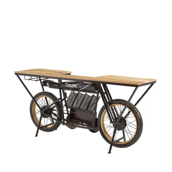 Bar in culoare natur, negru