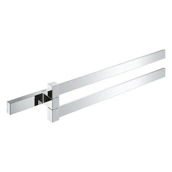 Bara de prosop dubla Grohe Selection Cube 40768000, Crom