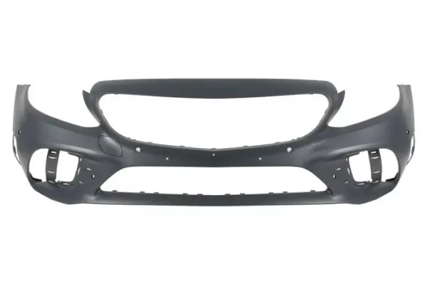 Bara fata cu locas carlig remorcare, AMG STYLING, cu locas senzor parcare, numarul de locas senzor parcare: 4, cu gaura pentru camera, grunduit potrivit MERCEDES C-KLASA W205 12.18-02.21