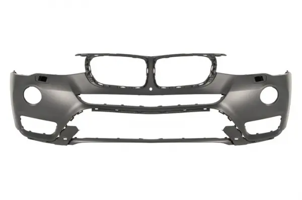 Bara (Fata, cu orificii pentru lampa ceata, cu gauri pentru spalator de faruri, cu gauri pentru senzorii de parcare, cu gaura pentur camera, grunduit) potrivit BMW X3 (F25) 04.14-06.17