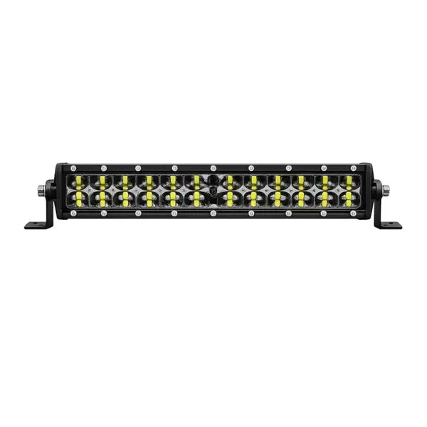 Bară LED Slim 6D-10 inch 72W &ndash; Lentile Duble, Profil Subțire