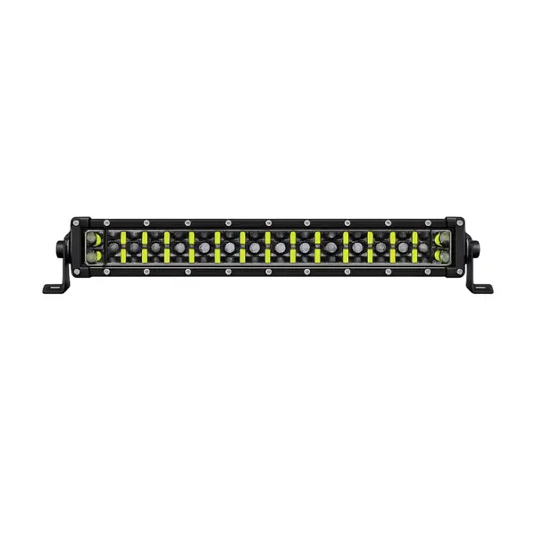 Bară LED Slim 6D-20 inch 144W &ndash; Lentile Duble, Profil Subțire