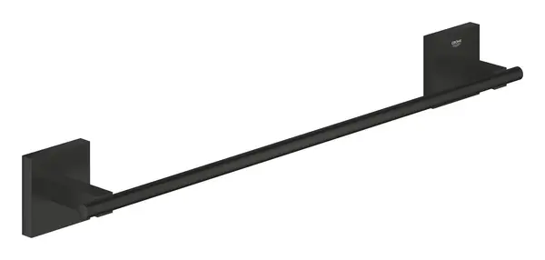 Bara prosop Grohe, Start Cube Towel Rail 450mm, fixare ascunsa, 450mm lungime, montare pe perete, negru