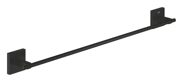 Bara prosop Grohe, Start Cube Towel Rail 600mm, fixare ascunsa, montare pe perete, 600mm lungime, negru