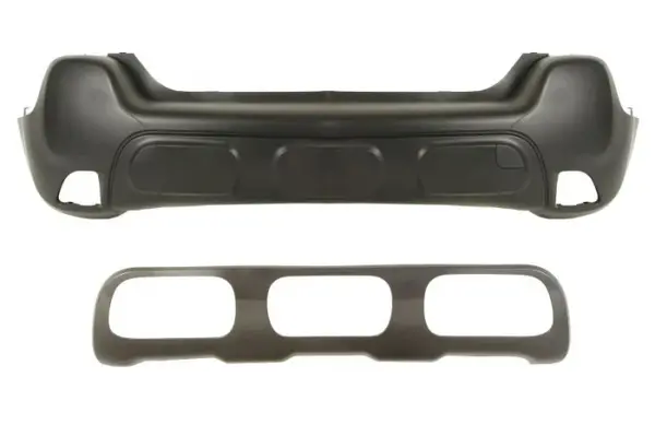 Bara protectie (spate, cu banda, negru argintiu) potrivit CITROEN C3 AIRCROSS 06.17-12.20