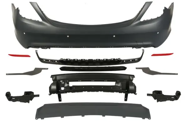 Bara Spate, AMG STYLING, cu valabilitate, cu gauri pentru senzorii de parcare, grund potrivit MERCEDES S W222, V222, X222 05.13-04.17