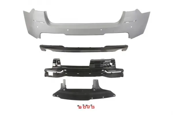 Bara (Spate, cu indoiala, M PERFORMANCE, cu gauri pentru senzorii de parcare, grunduit) potrivit BMW 5 (F10), 5 (F11) Break 12.09-02.17