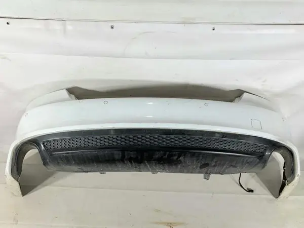 Bara spate sline completa cu senzori de parcare culoare alba - ly9c Audi A7 (2010-2018) [4g]