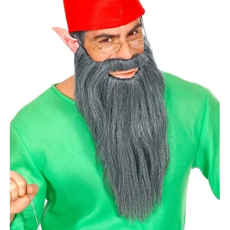 Barba pitic lunga gri