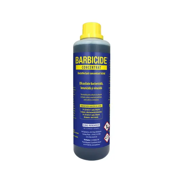 Barbicide Dezinfectant concentrat lichid 500 ml pentru instrumentar - Everin