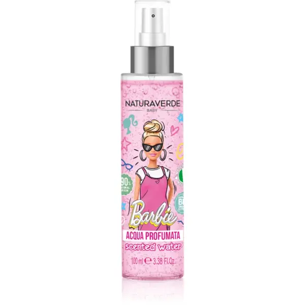 Barbie Naturaverde Baby Eau de Parfum cu particule stralucitoare pentru copii 100 ml