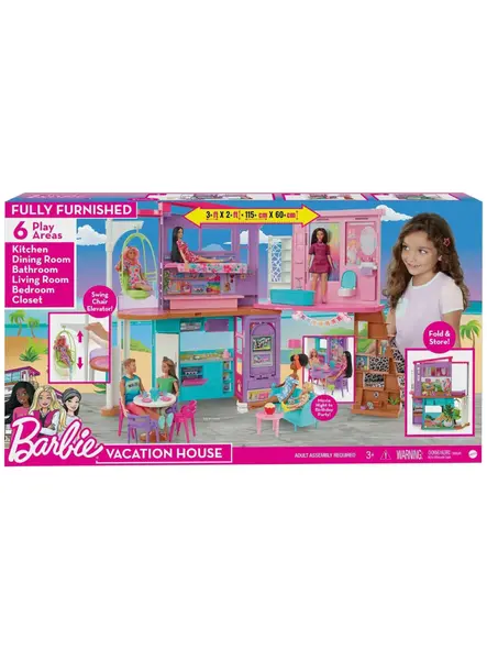 Barbie Vacation House Playset (hcd50)