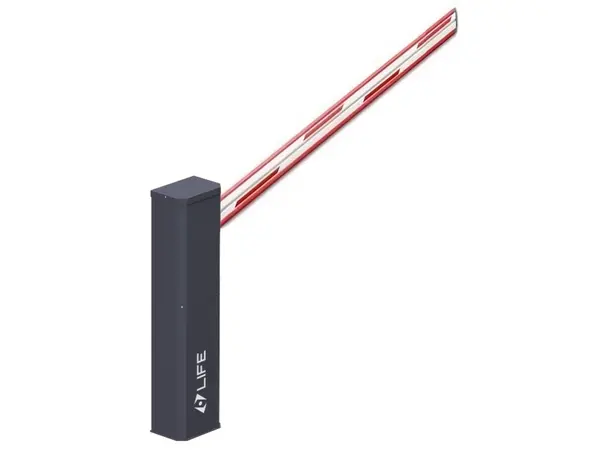 Bariera acces auto in parcare, brat 3 metri, LIFE, trafic intens, motor 24V SUPRA-MB324