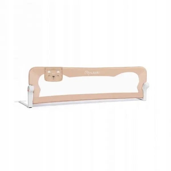 Bariera de protectie pat Nukido, 150x35x42 cm, bej KID609924, la doar 169,00 lei