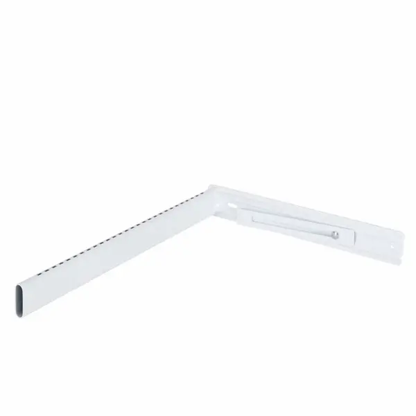 Bariera de protectie pentru pat Ikonka Grey 140 cm, cadru metalic, cu buzunar exterior