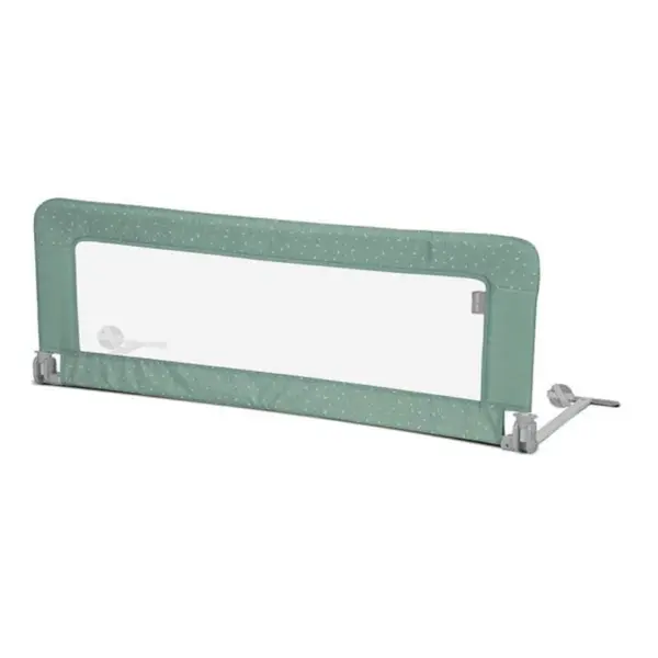 Bariera protectie pat, Lorelli Safety Night, reglabila, 127 cm, Green